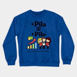 Più pila più pilo - Dialect of Calabria Italy Crewneck Sweatshirt